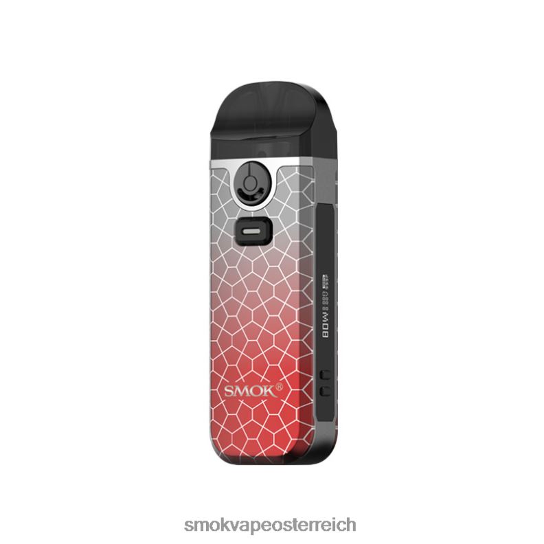 SMOK Vape Kit Österreich - SMOK Nord 4 Bausatz rotgraue Rüstung FRP2270