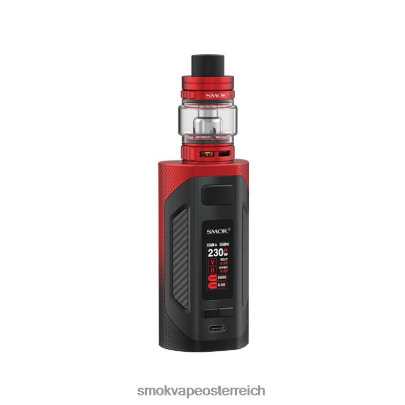 SMOK Pods Kaufen - SMOK Rigel Bausatz Schwarz Rot FRP2307