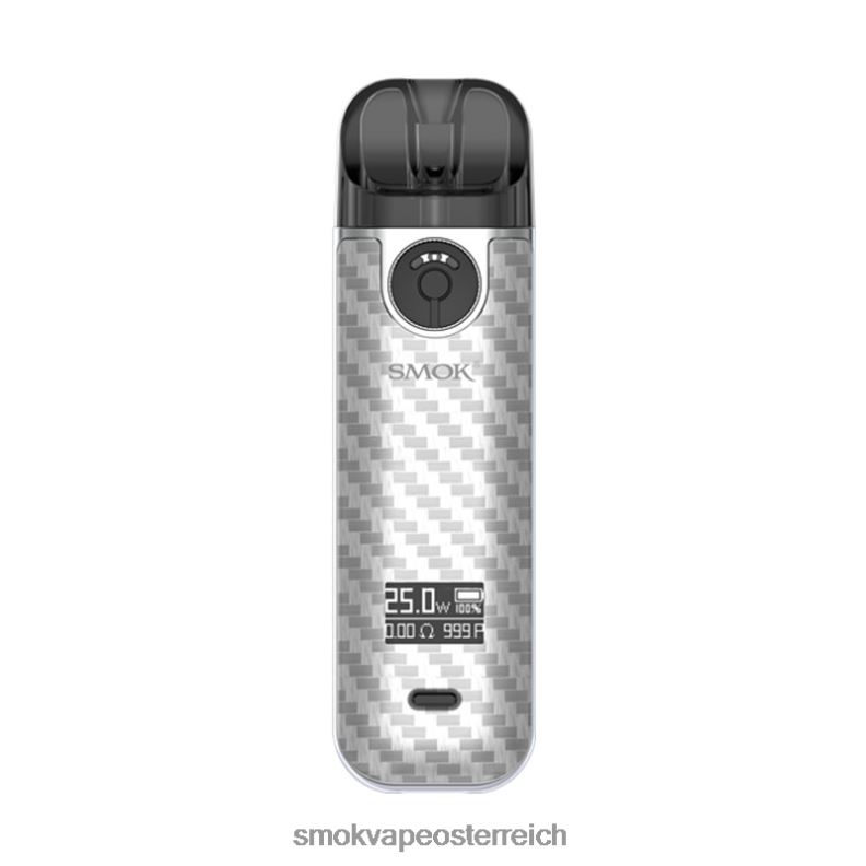 Smog Coin Kaufen - SMOK NOVO 4 Bausatz silberne Kohlefaser FRP2236